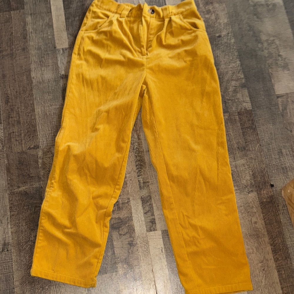 Vintage Vibe Mustard Corduroy Trousers | Size S